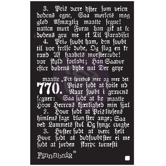 Finnabair - Stencil - Gothic 6x9"