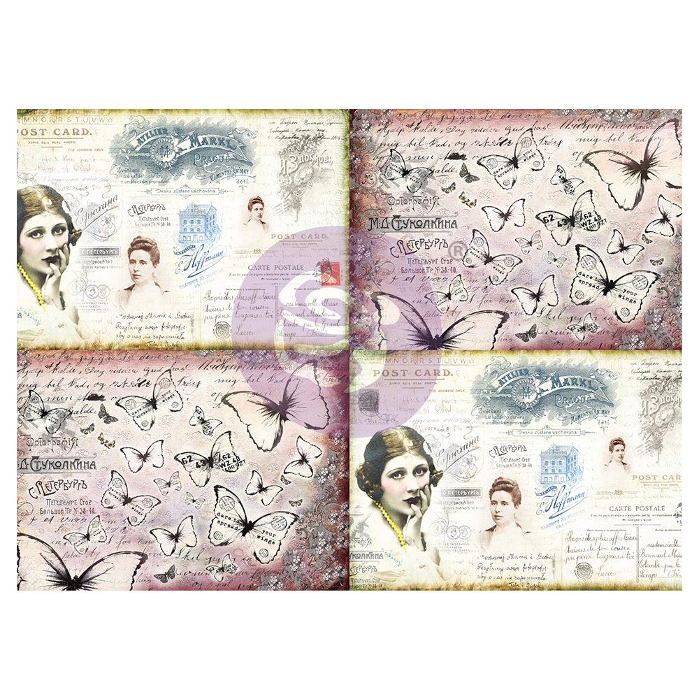 Finnabair - Art Daily Journaling Mini's Ladies World 27.5"x19"