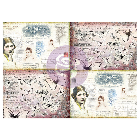 Finnabair - Art Daily Journaling Mini's Ladies World 27.5"x19"