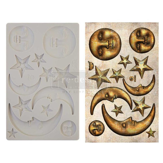 Re-Design With Prima® Decor Moulds - Nocturnal Elements - 5"x8", 8mm