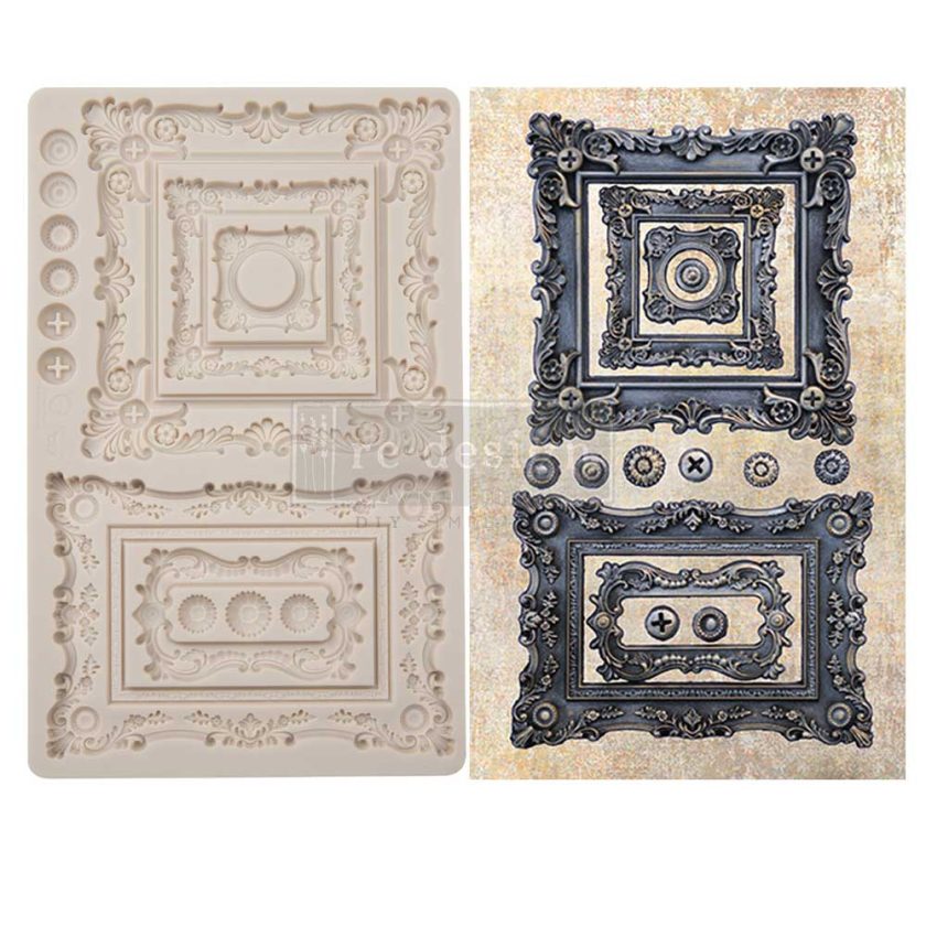 Re-Design With Prima® Decor Moulds - Baroque Frames - 5"x8", 8mm