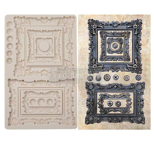 Re-Design With Prima® Decor Moulds - Baroque Frames - 5"x8", 8mm