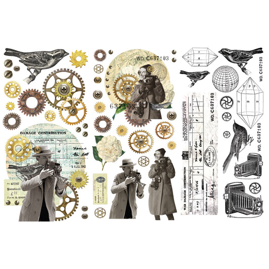 Finnabair Rub On Transfer Photo Passion 6"x12"