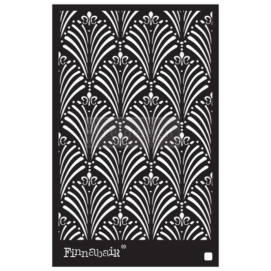 Re-Design Decor Stencil - Art Deco Wall 6x9"