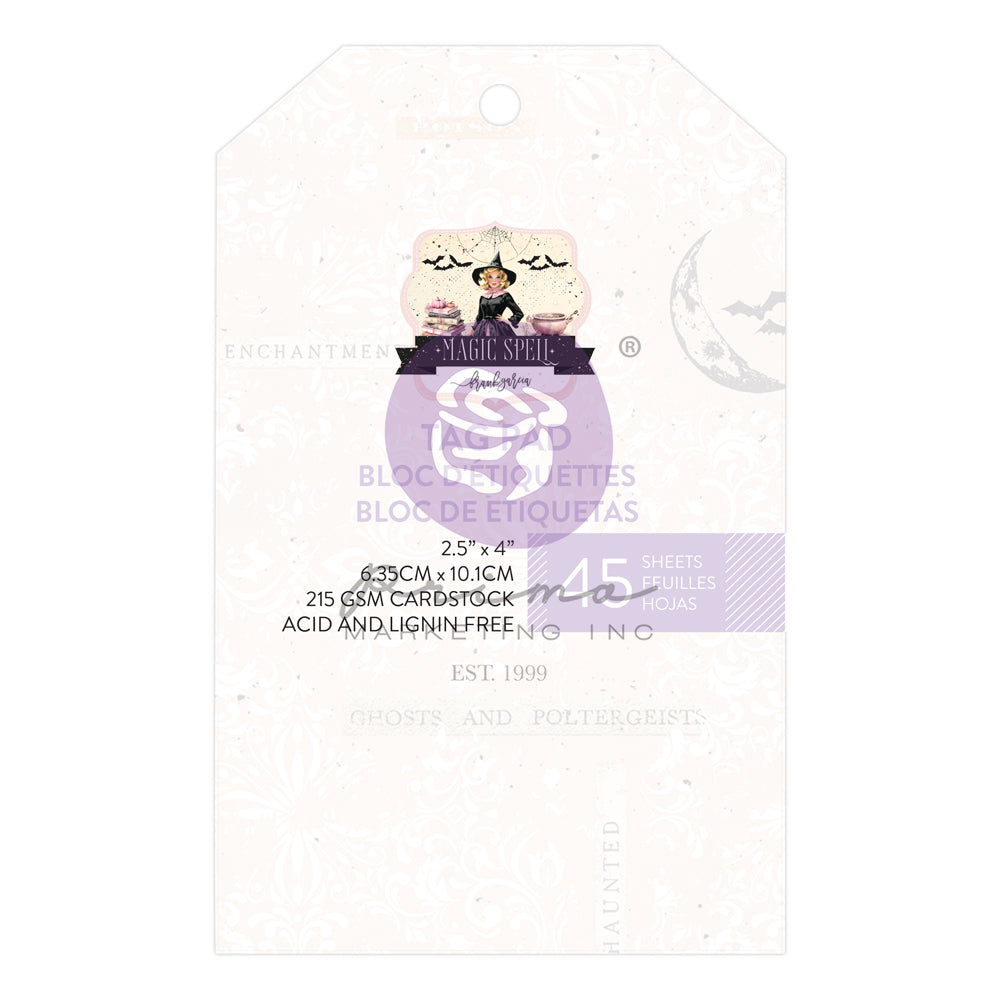 Prima Marketing - Magic Spell Tag Pad 45 sheets