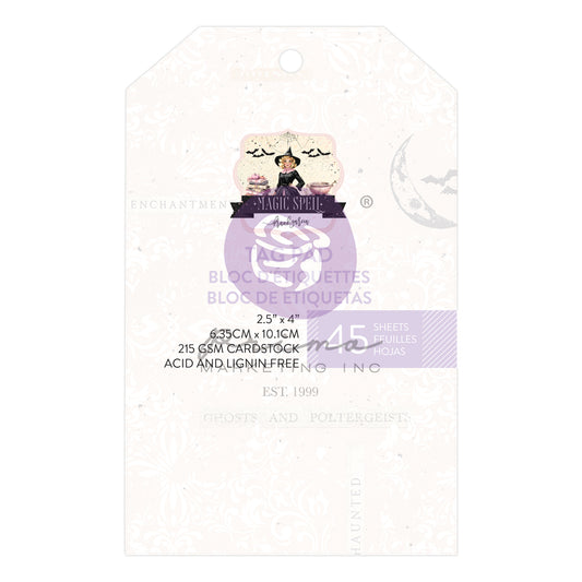 Prima Marketing - Magic Spell Tag Pad 45 sheets