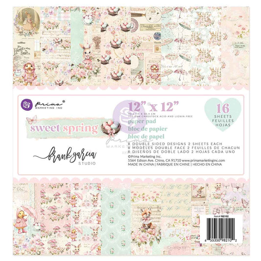 Prima Marketing - Sweet Spring 12x12 Paper Pad