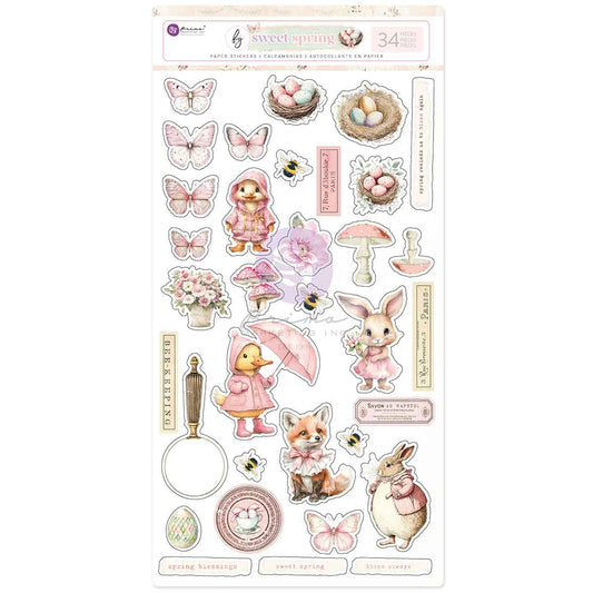 Prima Marketing - Sweet Spring Sticker Sheet