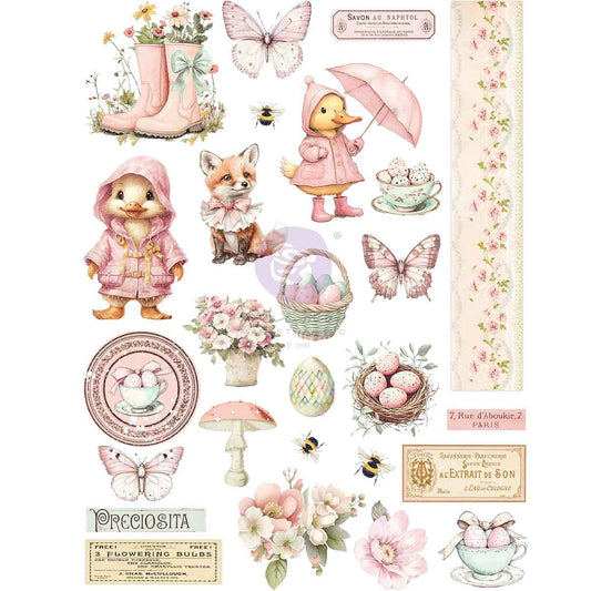 Prima Marketing - Sweet Spring A4 Transfer 8.37x11.7