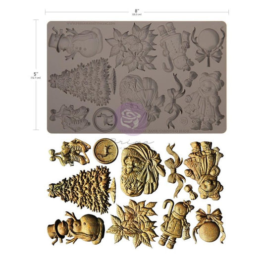 Prima Marketing - Christmas Blush Collection Mould 5x8"