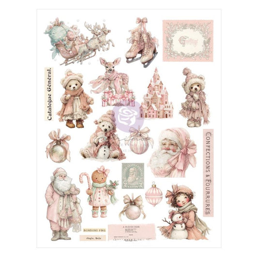 Prima Marketing - Christmas Blush Collection A4 Transfer 8.3x11.7"