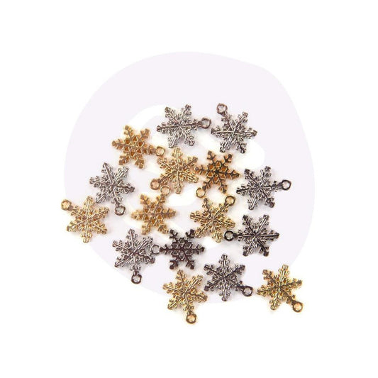 Prima Christmas in the Country Snowflake Charms