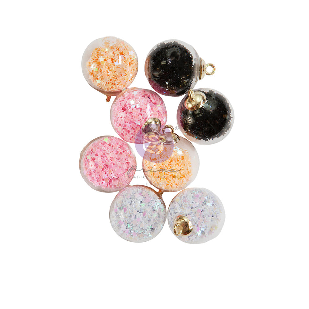 Prima : Luna Collection Glass Charms (8 Pcs)