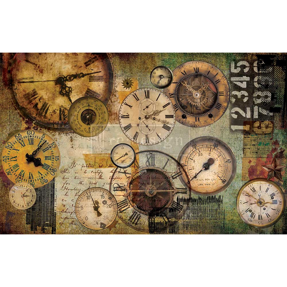 Re-Design With Prima® Decoupage Decor Tissue Paper - Lost in Time - 19x30"