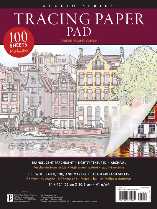 Peter Pauper Press - Studio Series Tracing Paper Pad