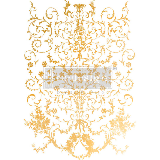 Re-Design With Prima®  Decor Transfer - Manor Swirls - Kacha  18x24"