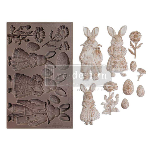Re-Design With Prima® Decor Mould - Springtime Bunny 5x8"