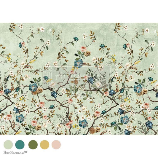 Re-Design With Prima®  A1 Decoupage Fiber - Blossom Perch 23.4x33.1"