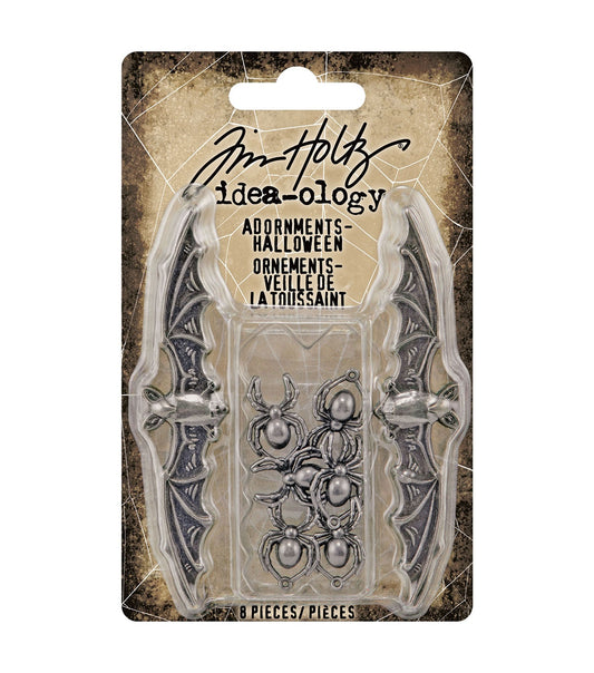 Tim Holtz - Idea-ology Adornments Halloween 8pcs