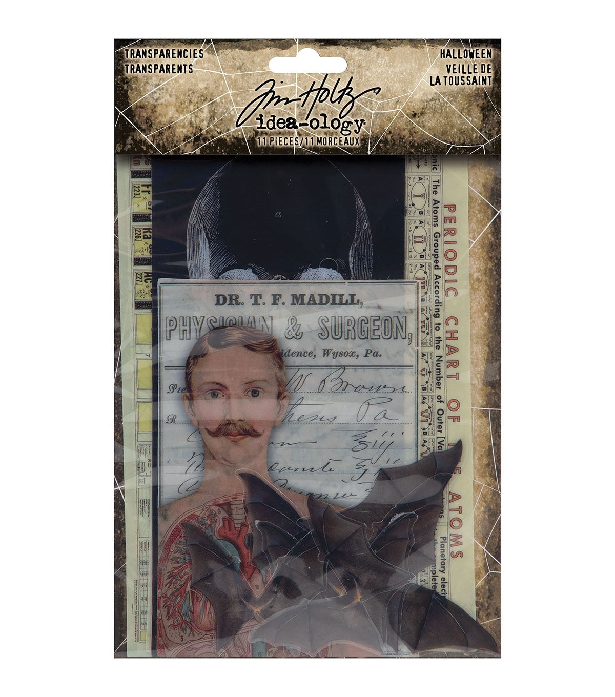 Tim Holtz - Idea-ology Transparencies 11pcs Halloween