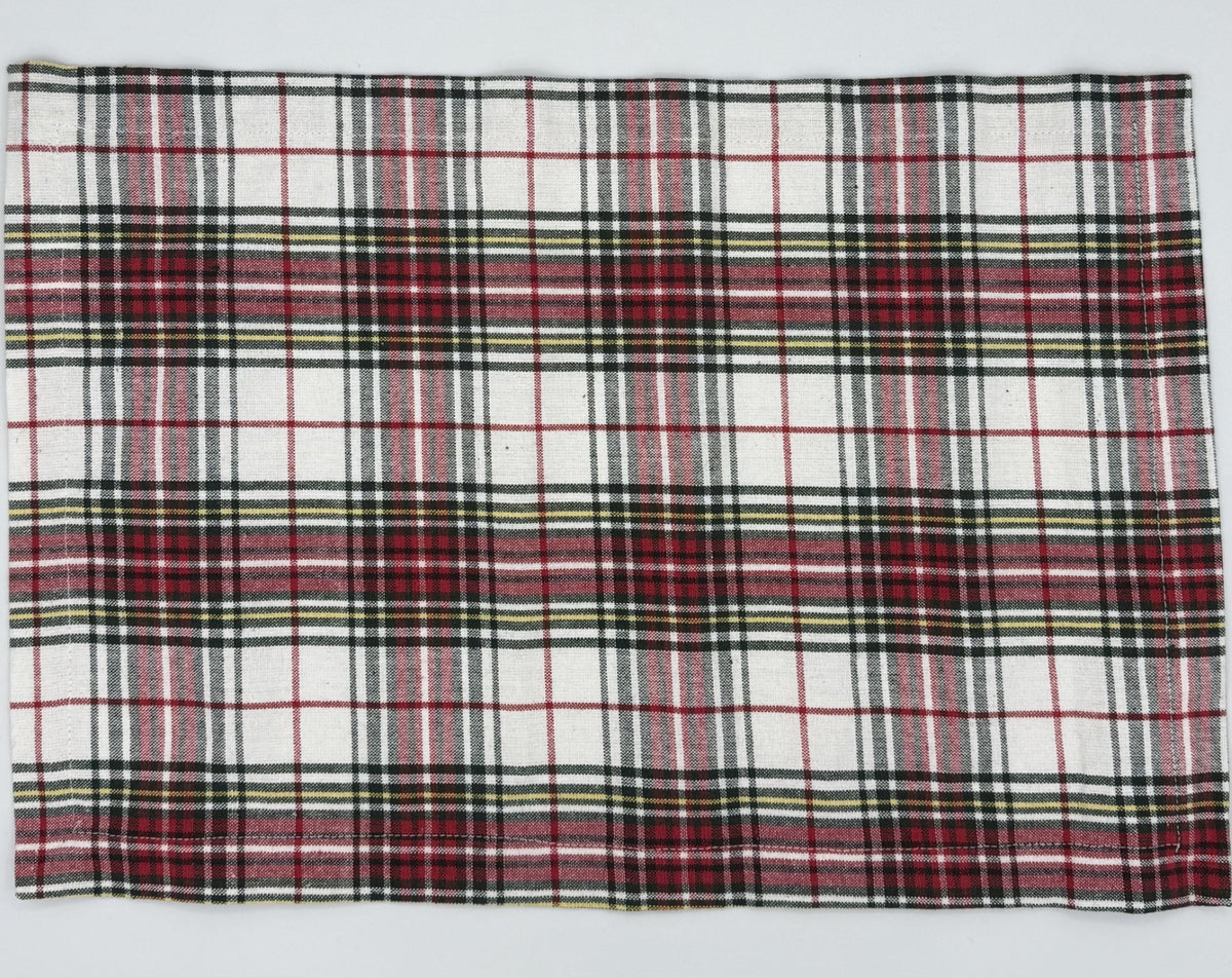 Plaid Tidings Placemat 19x13cm"