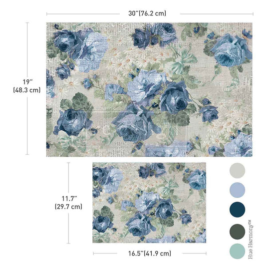 Re-Design With Prima® Decoupage Fiber - Meadow Melodies 19.5x30" A3 Set