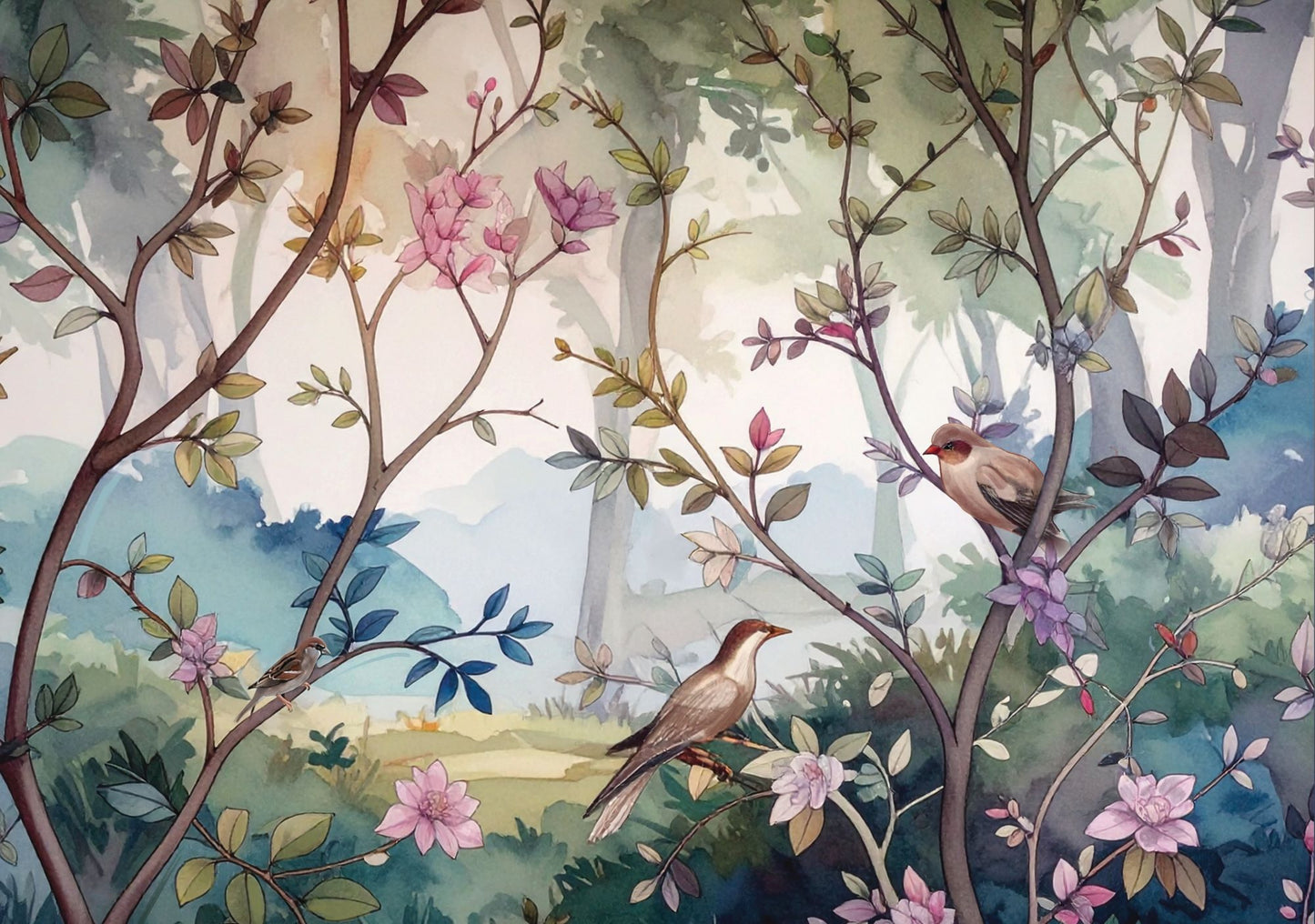 Re-Design With Prima® A1 Decoupage Fiber - Enchanted Forest 23.4x33.1"