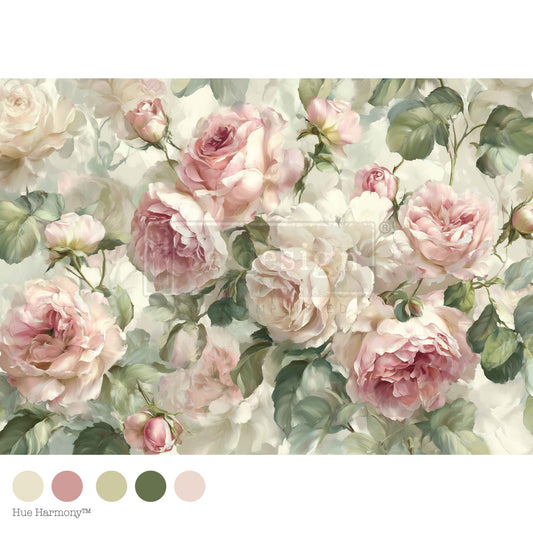 Re-Design With Prima® A1 Decoupage Fiber - Velvet Bloom 23.4x33.1"