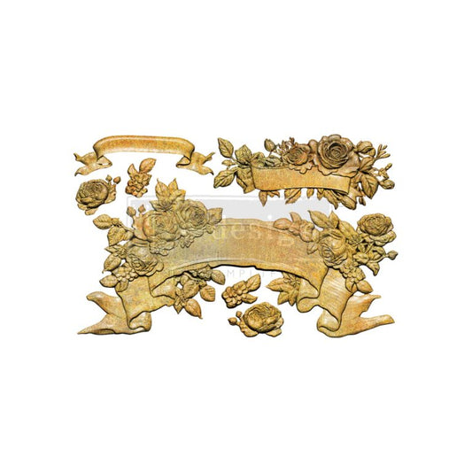 Re-Design With Prima® Decor Mould - Bloom of Eternity 5x8"