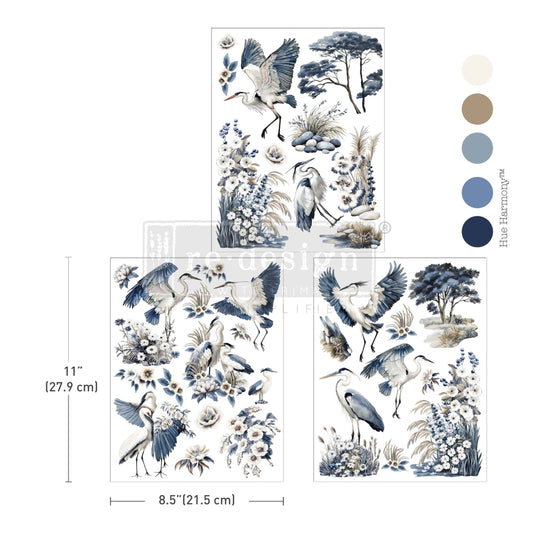 Re-Design With Prima® Middy Transfers - Whispers By The Marsh 8.5x11"