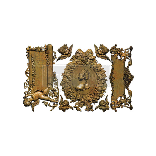 Re-Design With Prima® Decor Mould - Ombres Florales 5x8"