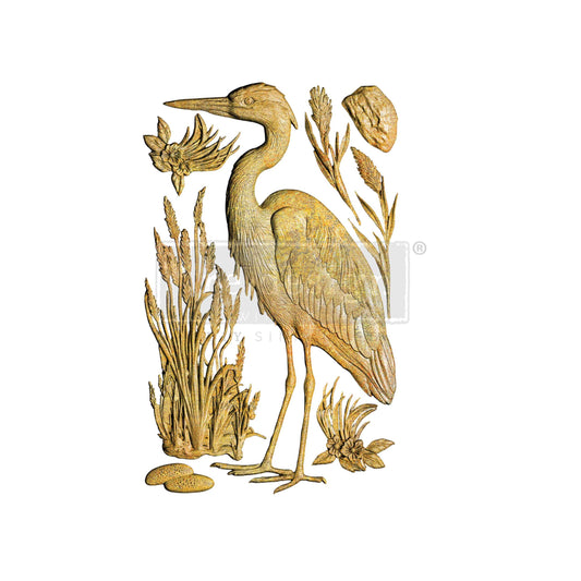 Re-Design With Prima® Decor Mould - Feathered Stillness 5x8"