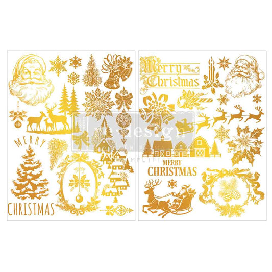 Re-Design With Prima® Middy Transfers - Holiday Heirloom Foil 8.5x11"
