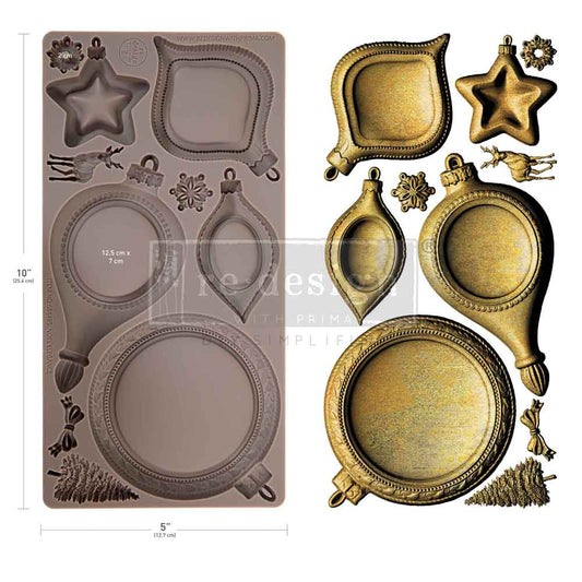 Re-Design With Prima® Decor Mould - Noel Elegance 5x10" 12mm Thickness