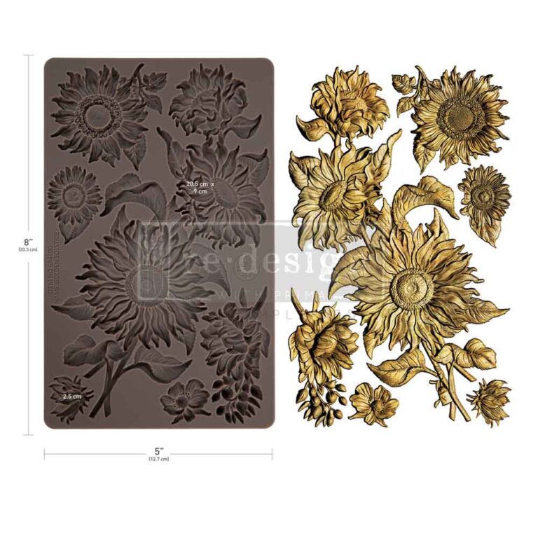 Re-Design With Prima® Decor Mould - Golden Solstice 5x8"