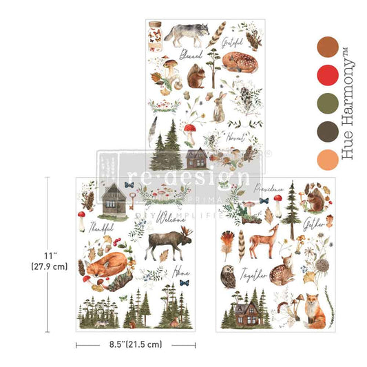 Re-Design With Prima® Middy Transfers - The Forager's Retreat 8.5x11"