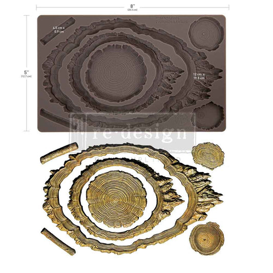Re-Design With Prima® Decor Mould - Evergreen & Embers 5x8"