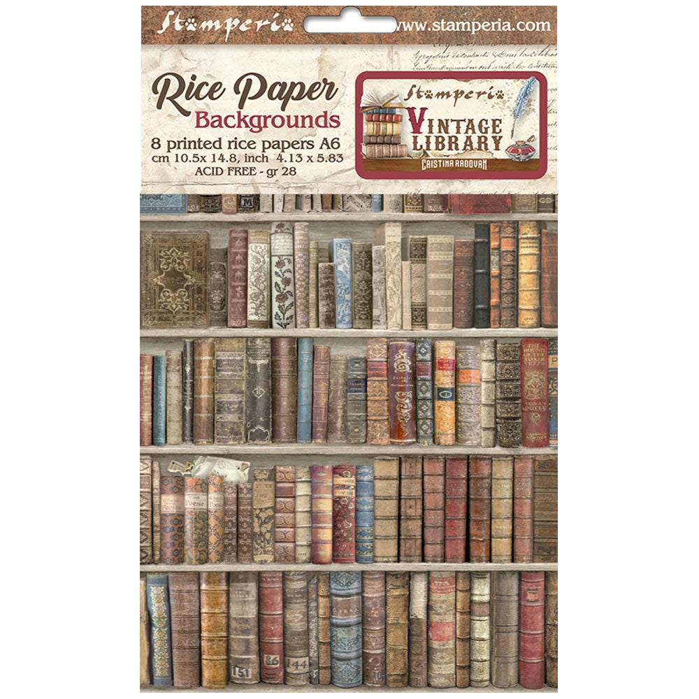 Stamperia - Vintage Library Collection