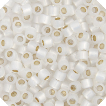 Miyuki Delica 11/0  Silver Lined Beads