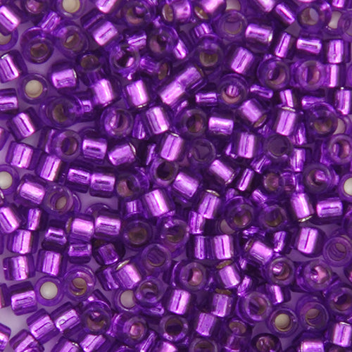 Miyuki Delica 11/0  Silver Lined Beads