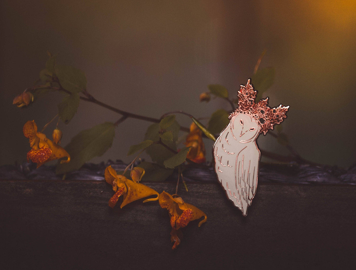 The Pickety Witch - Mabon Owl - Enamel Pin