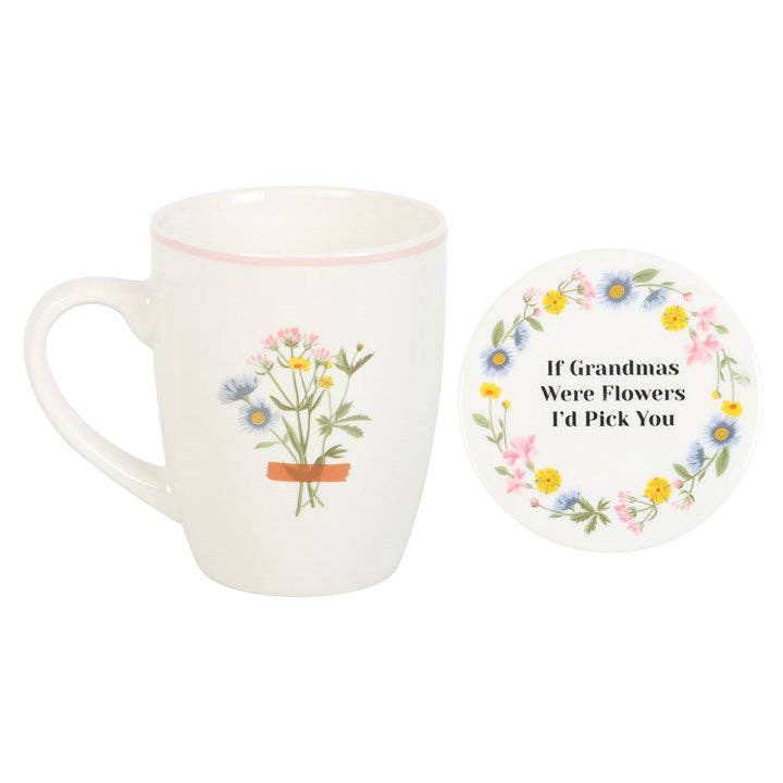 Something Different : If Grandmas Were Flowers Mother's Day Mug & Coaster Set