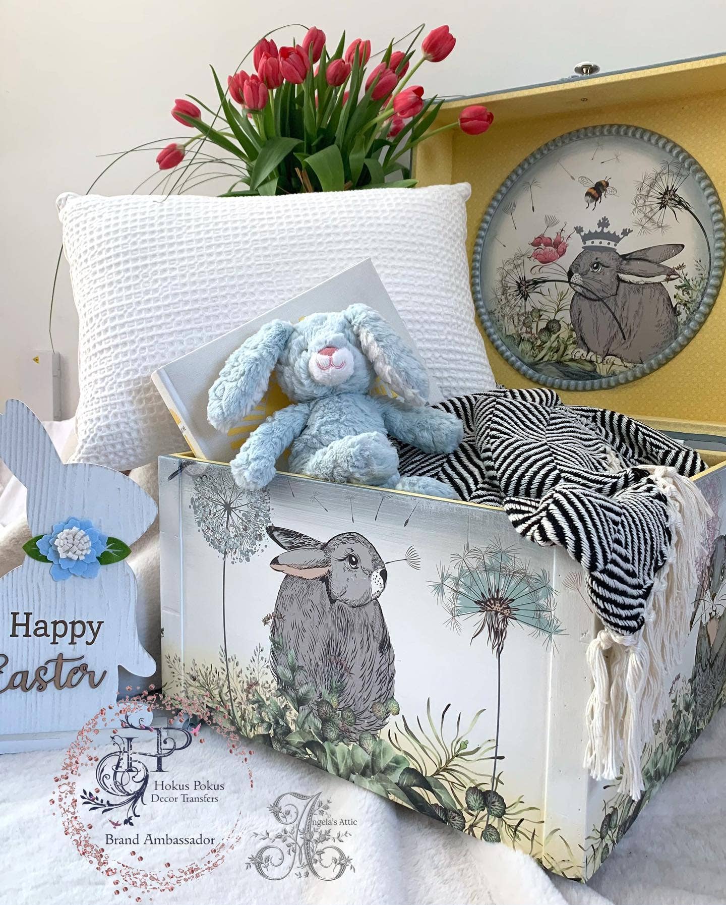 Hokus Pokus Decor Transfer Mes Lapines