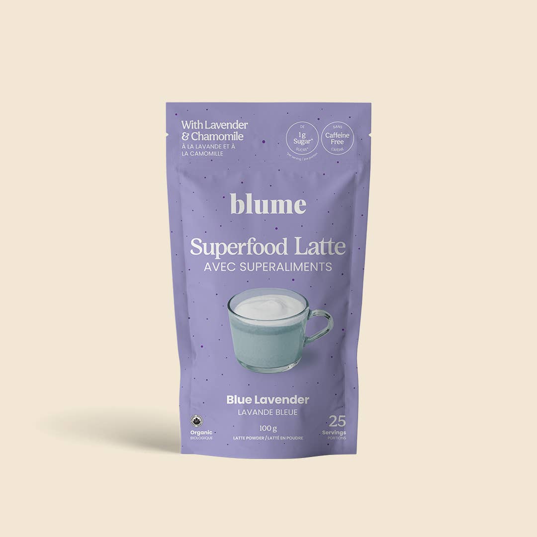 Blume : Superfood Latte Powder, Blue Lavender