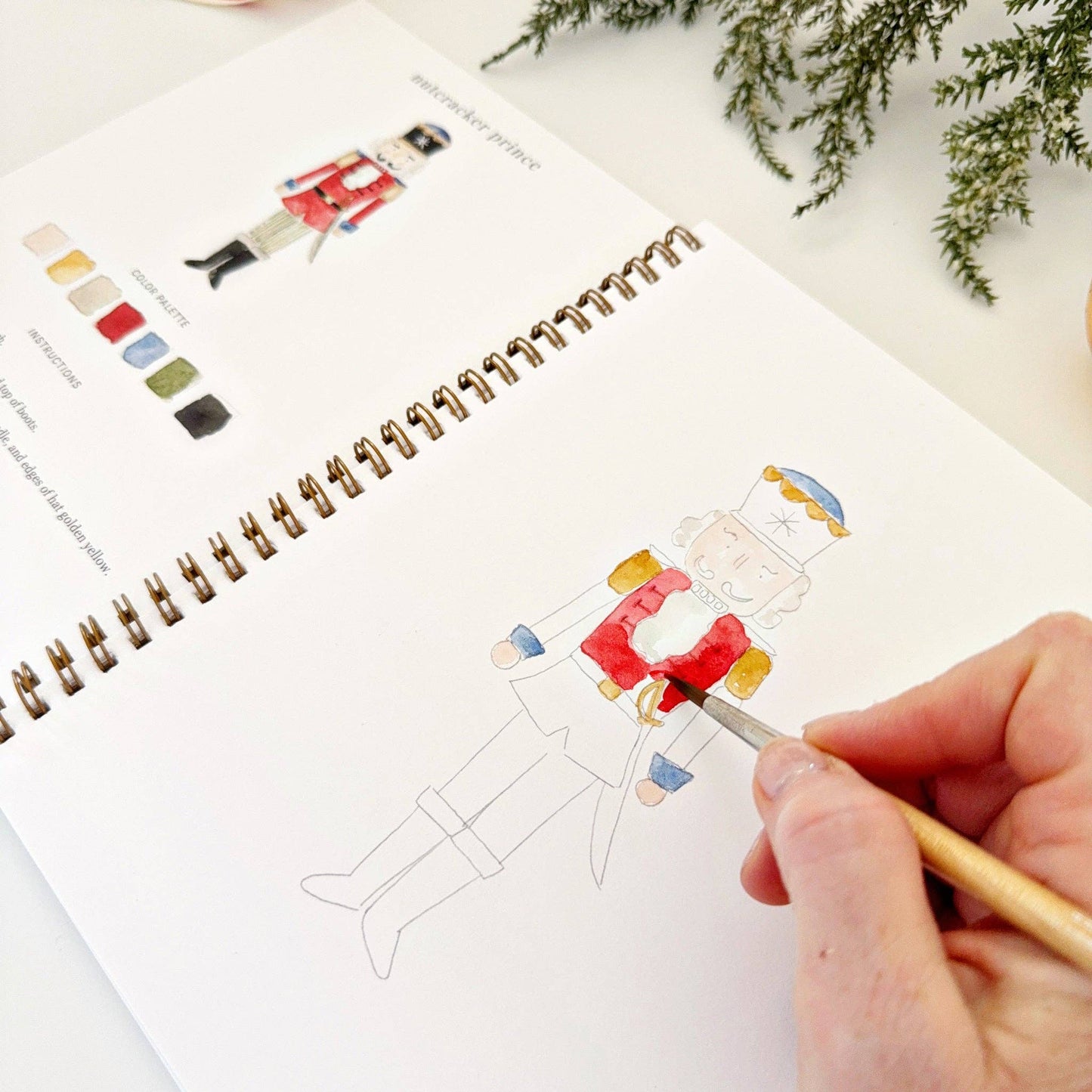 Emily Lex Studio - Watercolor Workbook Nutcracker
