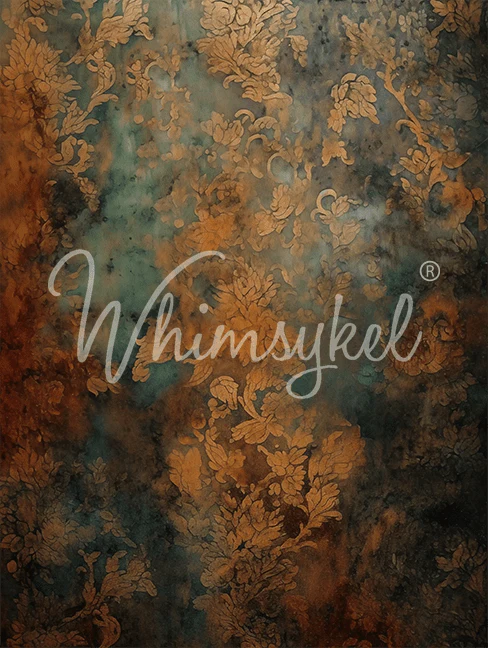 Whimsykel Designs : Decoupage Paper : Baroque Patina 21x29"