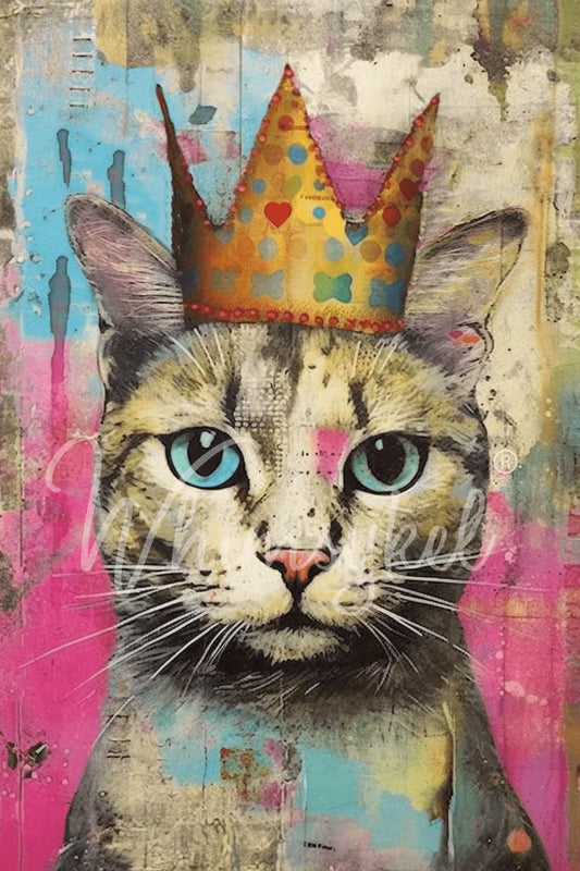 Whimsykel Loyal Highness Decoupage Paer 21x29"