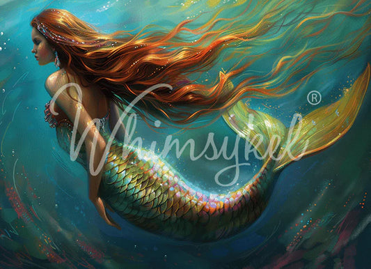 Whimsykel Designs : Decoupage Paper : Nadia (20x14 & 29x21")