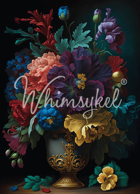 Whimsykel Designs : Decoupage Paper : Opulent Arrangement 21x29