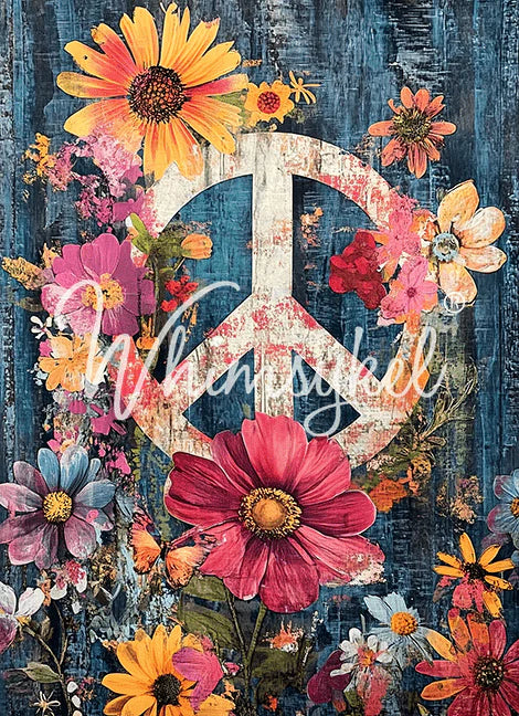 Whimsykel Petals of Peace 21x29